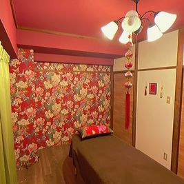 施術室別角度 - 台湾夜市風レンタルサロン美妖庵-びようあん-の室内の写真