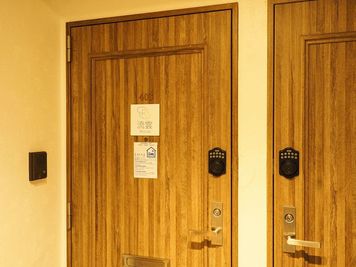 スペース入口 - minoriba_日本橋四丁目店 レンタルサロンの入口の写真