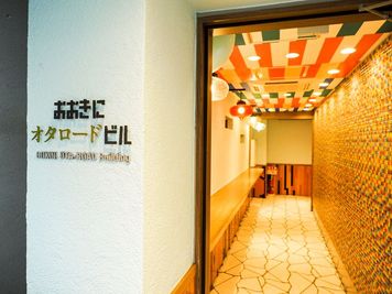 スペース入口 - minoriba_日本橋四丁目店 レンタルサロンの入口の写真