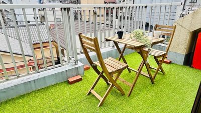 広いバルコニーでゆっくりと☕️ - Nemica HOME 蒲田　 Nemica HOME 蒲田　 [Nemica蒲田2]の室内の写真