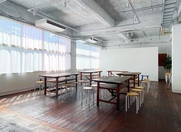 中規模のイベントやセミナー利用可能なスタジオ - Luff Fukui Work & Studio スタジオの室内の写真