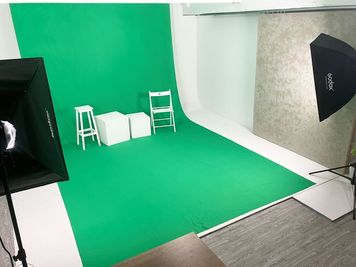 クロマキー・グリーンバック(3m x 6m) - Studio ZONA Studio ZONA 白ホリゾント撮影スタジオの設備の写真