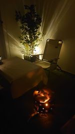 焚き火風ライトを囲んでまったり飲み会はいかがですか？💡 - 【湯島天神１分/不忍池徒歩６分】きゃんスペ湯島🎪 【きゃんスペ湯島】デート/おうちBBQ/たこパ/親睦会/歓送迎会の設備の写真
