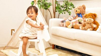 かわいい子供の成長写真も撮れます！ - Moff room《秋葉原店》 🧸Moff room🧸1〜15名様用ママ会向けスペースの室内の写真