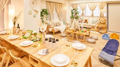 25名着席可！ - Moff room《御徒町本店》 🧸Moff room🧸1〜15名様用ママ会向けスペースの室内の写真