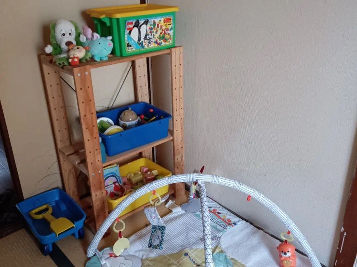 赤ちゃん連れ安心のおもちゃや畳の部屋です - カラードリー厶 カラードリー厶3Bの室内の写真