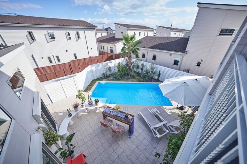 富津海岸徒歩5分プールハウス　アクアヴィラ富津公園スタジオ - ラグジュアリーなプールハウスアクアヴィラ富津公園ヴィラ　スタジオ