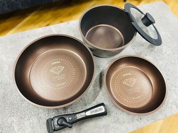 ご覧の調理器具がございます。 - ビスタ名古屋駅前 11〜20名様専用_ビスタ名古屋駅前の設備の写真