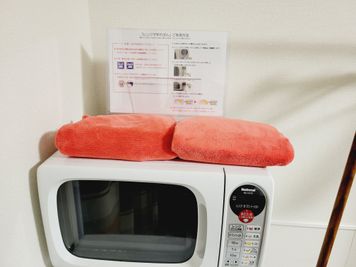 電子レンジで温める湯たんぽ『ゆたぽん』 - レンタルサロン：グリーンデイズ ８階Ａの部屋の設備の写真