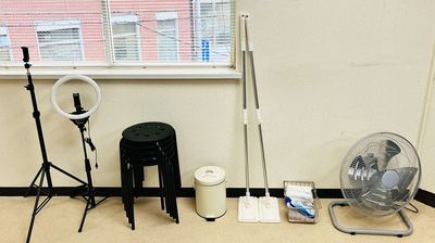 その他の備品一覧です‐神戸三宮レンタルスタジオStork三ノ宮駅徒歩4分 【ダンスができるレンタルスタジオ】の設備の写真 - 神戸三宮レンタルスタジオStork 三ノ宮駅徒歩4分【ダンスができるレンタルスタジオ】の設備の写真