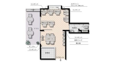 一戸建て1階のきれいなオープンスペース。落ち着て利用できる一人用デスク。電源・WIFI・駐車場・駐輪スペース有り - ちいさなコワーキングスペース