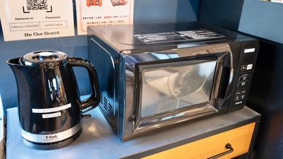 画像のレンジとティファールをご用意しています。
※無料 - SPICA大阪 SPICA大阪/1名〜10名様専用の室内の写真