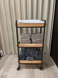 タオルは1時間の利用につき、大1枚、小1枚が無料で使えます。 - 阿佐ヶ谷シェアサロン・レンタルサロン・レンタルスペース 【阿佐ヶ谷駅徒歩1分】個室レンタル＆シェアサロン｜エステ・整体等の設備の写真