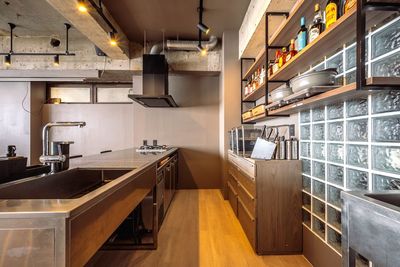 キッチンも充分なスペースを確保！料理だって主役だから、窮屈な思いなんてさせません🍳 - 406_GrandAmi水道橋 レンタルスペースの室内の写真