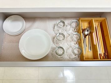 食器類があります🤗 - お気軽スペース お気軽スペースchillの設備の写真
