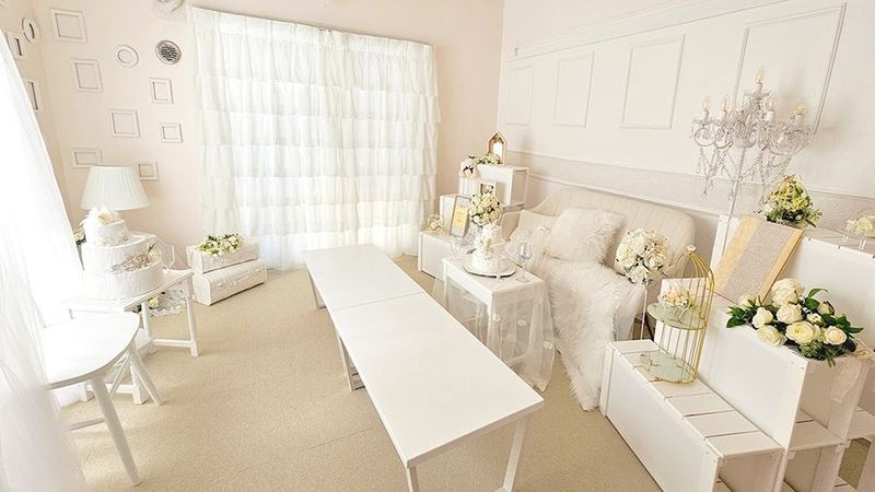 白い城2☆推し会や女子会・ポートレート撮影に！推し祭壇有 - 白い城☆熊本市のレンタルスペース&セルフ写真館