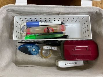 文房具。ご自由にお使いください。 - 株式会社テクネス ABルームの設備の写真