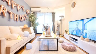🎊10月OPENセール😆超特大55インチTV📺【 新福島駅4分】パーティ🛋️映画鑑賞/👑ママ会にピッタリ/ゴミ捨て無料 - Roost福島