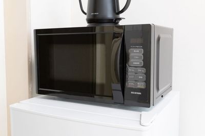 電子レンジ - Ally(アリー)名古屋栄 Ally(アリー)名古屋栄💖栄＆矢場町5分、新築のキレイな内装の設備の写真