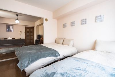 寝室、ベッドは撮影用にのみ利用できます - 横浜マンションスタジオ 横浜マンションスタジオBの室内の写真