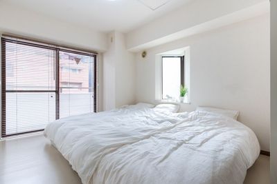 寝室、ベッドは撮影用にのみ利用できます - 横浜マンションスタジオ 横浜マンションスタジオAの室内の写真