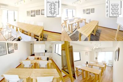 室内 配置例　※旧内装時撮影 - 🌻飯田橋駅3分･水道橋8分のレンタルスペース･貸会議室 レンタルスペース 飯田橋南の室内の写真