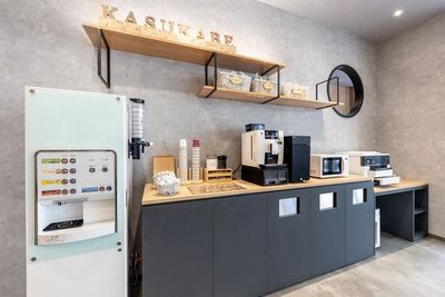 フリードリンク・こだわりの珈琲ございます - BIZcomfort春日部 個室ワークスペース（1名用）の設備の写真
