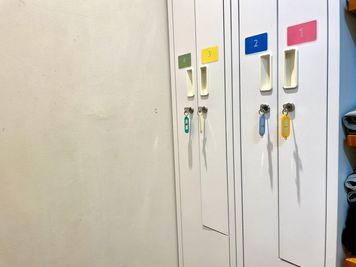 更衣室ロッカー - minoriba_南青山骨董通り店 レンタルサロン　オープンスペースの設備の写真