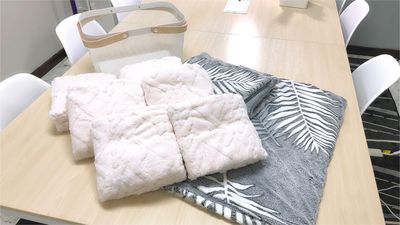 ブランケットをご用意しております - CocoBizⅥ銀座/銀座一丁目駅徒歩1分/会議/ボドゲ/オフ会 銀座一丁目駅徒歩1分【CocoBizⅥ銀座】会議/ボドゲ/オフ会の室内の写真