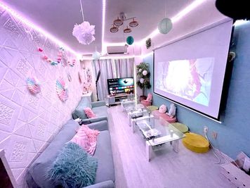 ココリアPastel横浜みらい とっても可愛いプライベート空間の室内の写真
