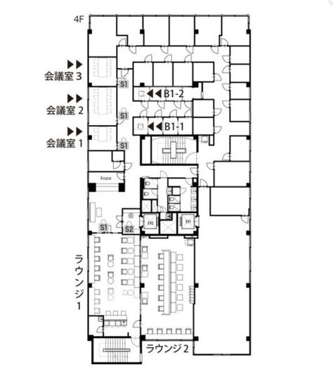 コワーキングスペース【会話可能エリア】 - THE HUB 四条烏丸