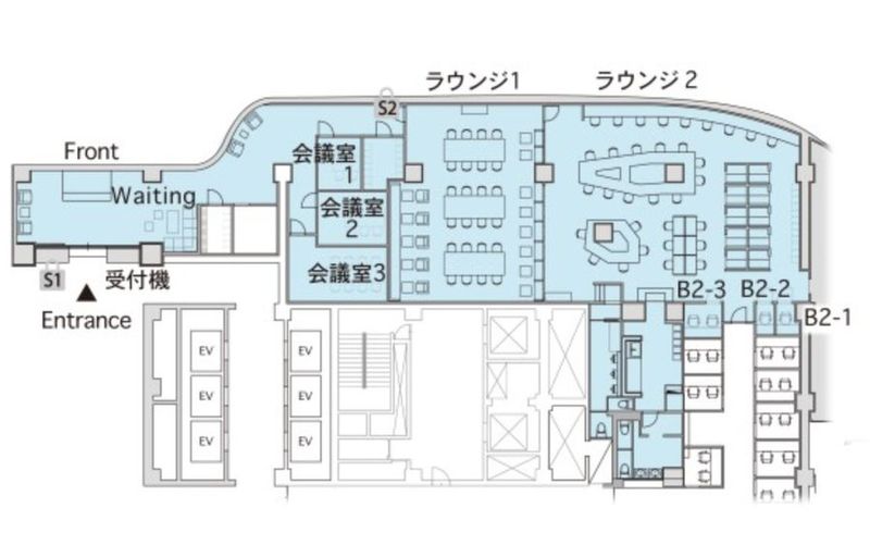 コワーキングスペース【会話禁止エリア】 - THE HUB 新宿ワシントン