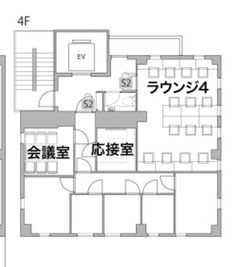 THE HUB 田町 コワーキングスペース【会話禁止エリア】の室内の写真