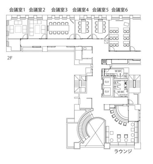 コワーキングスペース【会話可能エリア】 - THE HUB 銀座 OCT
