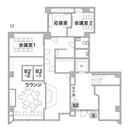 THE HUB 汐留 コワーキングスペース【会話可能エリア】の室内の写真