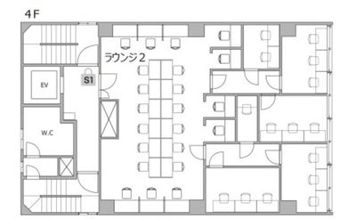 THE HUB 渋谷 コワーキングスペース【会話禁止エリア】の室内の写真