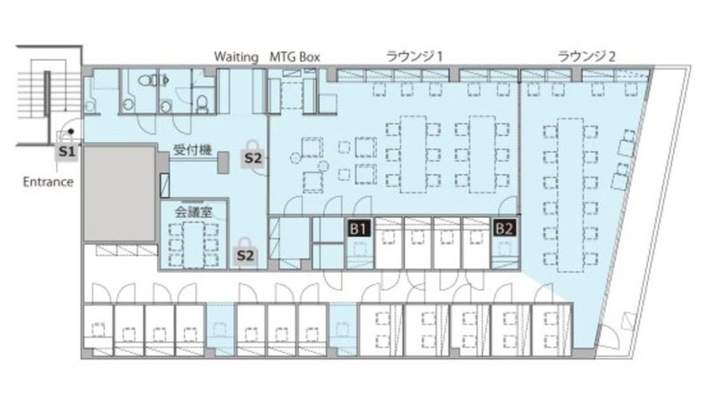 コワーキングスペース【会話禁止エリア】 - THE HUB 新宿
