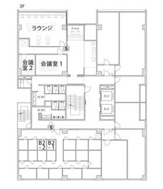 THE HUB 大阪江坂 コワーキングスペース【会話可能エリア】の室内の写真