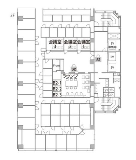 コワーキングスペース【会話可能エリア】 - THE HUB 大阪本町