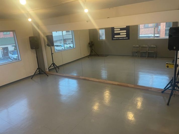 ２階　ダンススタジオの営業時間外をレンタルします。 - ズームダンススタジオ　糸島校