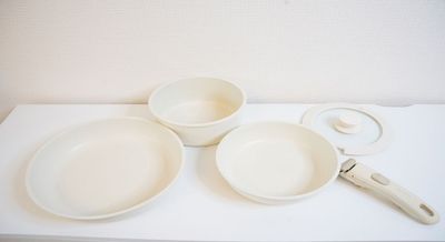 取っ手を脱着できるフライパン＆鍋セット🍳 - ブルーム梅田の設備の写真