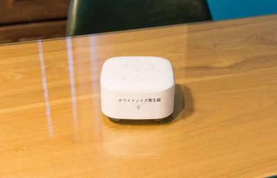 ホワイトノイズ発生器をご用意しました。
工事期間中の気になる騒音対策にご利用下さい。 - レンタルサロン&ヒーリング・クロエ横浜駅前の設備の写真