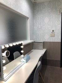 女優ミラー設置。人気の文字ボックスはここにあります。 - レンタルスペース「If」 多目的スペース　レンタルスペース「If」の室内の写真