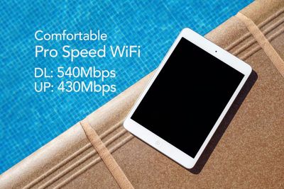 zoom会議やweb面接も超高速WiFiで快適にご使用いただけます。WiFiは使い放題で、どれだけインターネットを使っても速度が遅くなることはありません。 - Feel Osaka Yu クリエイティブスペースの室内の写真