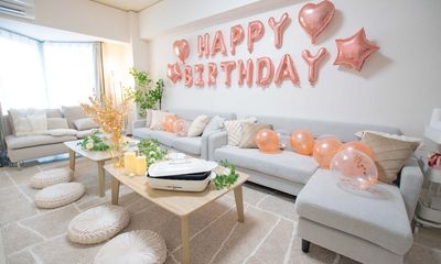 誕生会はこんな感じで！ - 栄マンション ミートアップルーム栄の室内の写真