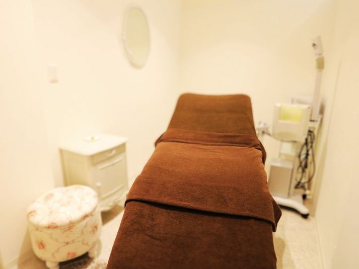 エステベットルームです - エステサロン　Beauty Salon A 心斎橋店 エステルーム　1室の室内の写真