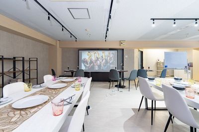 天王寺駅ｽｸﾞ🚶‍♀️/60名収容ok/交流会/パーティや会議/サテライトオフィス - Vileka天王寺_07 学割有/60名収容ok/交流会/パーティや会議サテライトオフィスの室内の写真