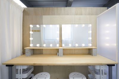 撮影スタジオ上野ミライトの室内の写真