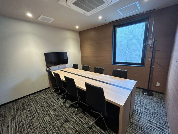 【対面形式で8名まで着席可能です】 - EDGE名駅 Meeting Room 2の室内の写真