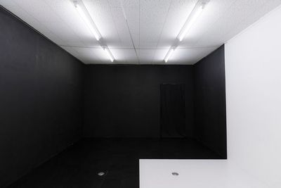 撮影ブース　黒 - Rental Studio Memo Color 広島市内中心部⭐︎ペイントOK⭐︎白・黒ホリワンルームスタジオの室内の写真